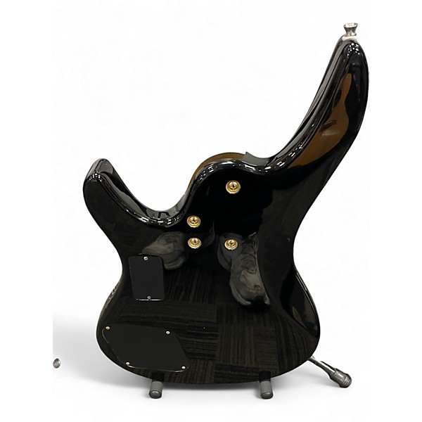 Used Samick Saturn 5 Black Electric Bass Guitar