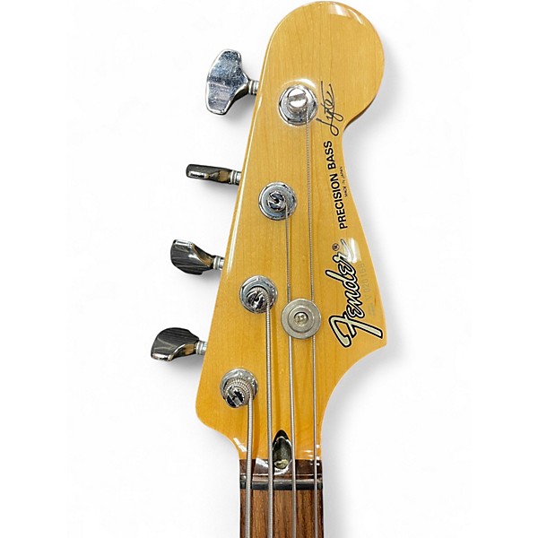Used Fender 1962 American Vintage Precision Bass 2 Tone Sunburst Electric Bass Guitar