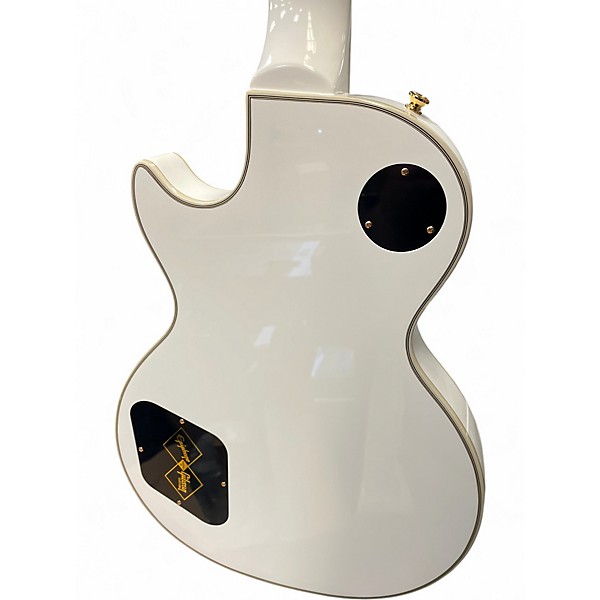 Used Epiphone Inspired by Gibson Custom Les Paul Custom Alpine White Solid Body Electric Guitar