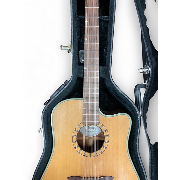 Used Washburn D46SCE12 Natural 12 String Acoustic Electric Guitar