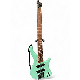 Used Ibanez EHB1005MS Seafoam Green Electric Bass Guitar