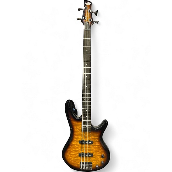 Used Ibanez Soundgear Gio 2 Color Sunburst Electric Bass Guitar