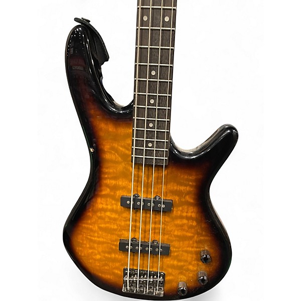 Used Ibanez Soundgear Gio 2 Color Sunburst Electric Bass Guitar
