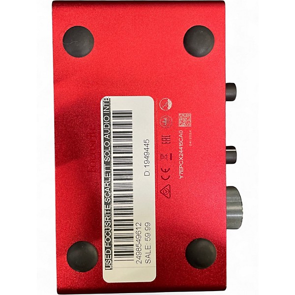 Used Focusrite Scarlett Solo Audio Interface