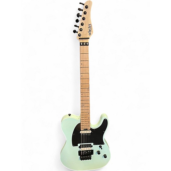 Used Schecter Guitar Research SUNVALLEY SUPERSHREDDER PT Seafoam Green Solid Body Electric Guitar