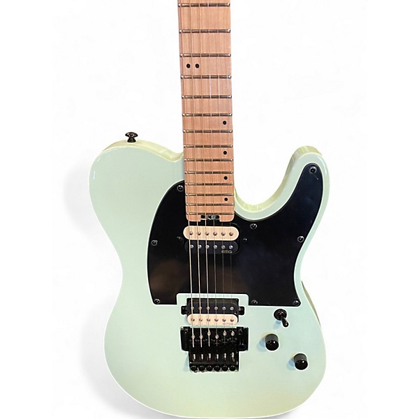 Used Schecter Guitar Research SUNVALLEY SUPERSHREDDER PT Seafoam Green Solid Body Electric Guitar