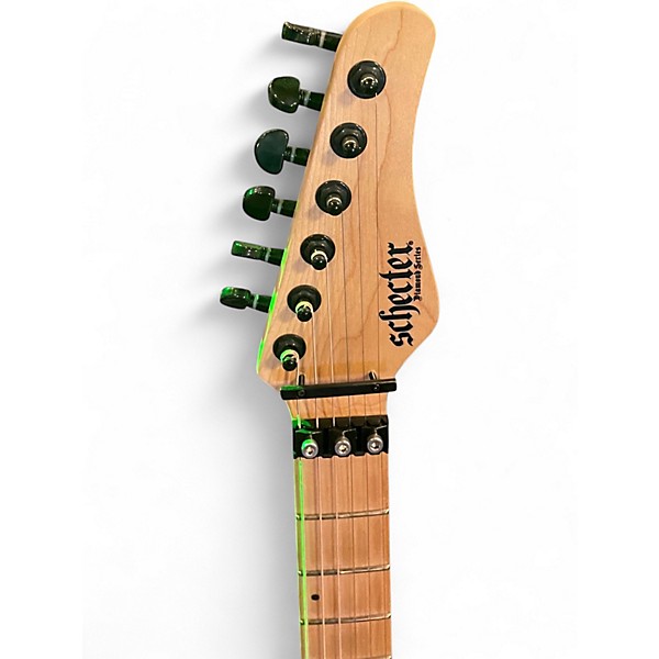 Used Schecter Guitar Research SUNVALLEY SUPERSHREDDER PT Seafoam Green Solid Body Electric Guitar