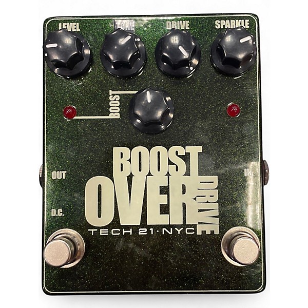 Used Tech 21 BOOST OVERDRIVE Effect Pedal