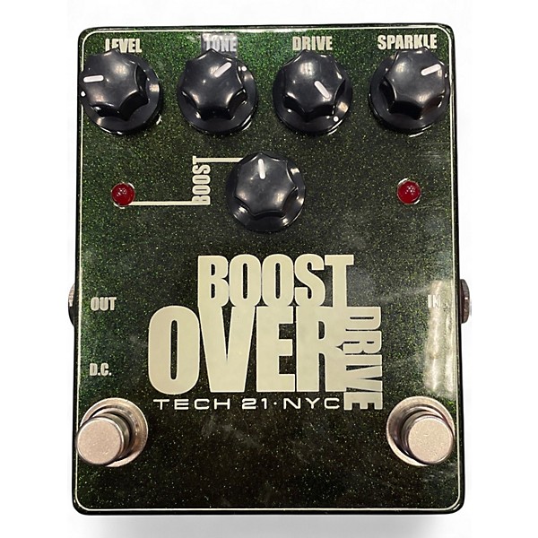 Used Tech 21 BOOST OVERDRIVE Effect Pedal