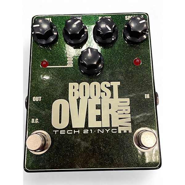 Used Tech 21 BOOST OVERDRIVE Effect Pedal