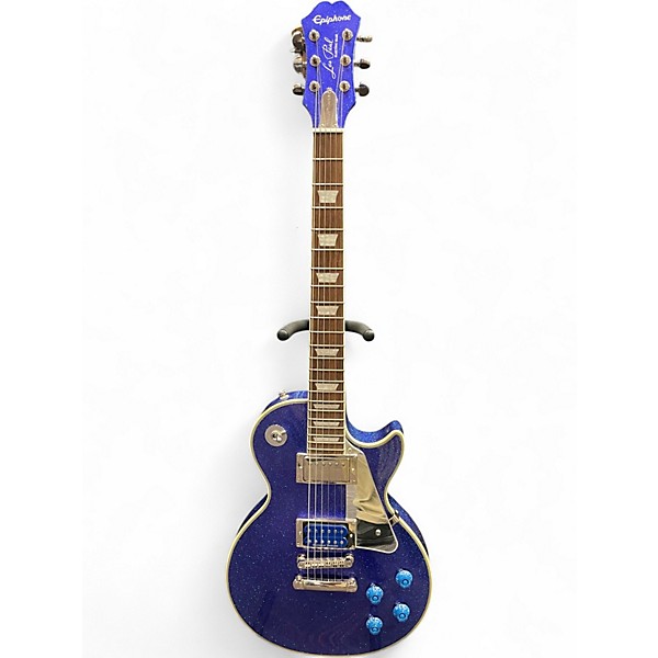 Used Epiphone Tommy Thayer Les Paul Standard Blue Solid Body Electric Guitar