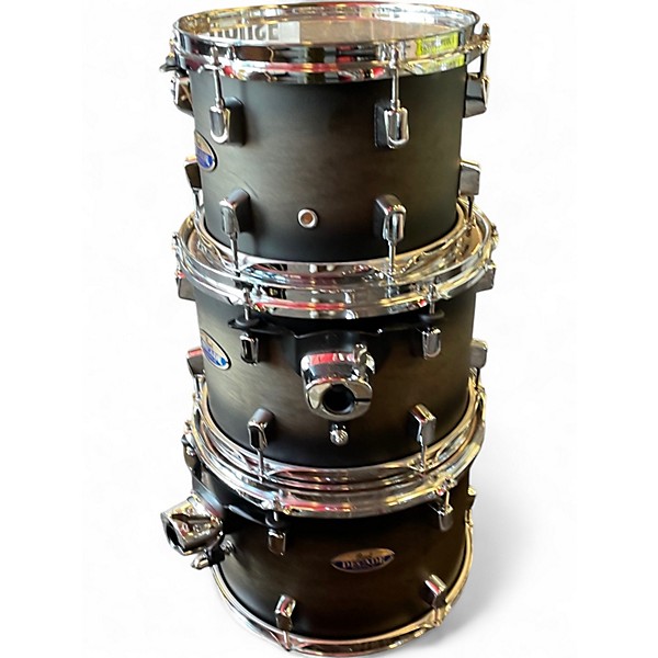 Used Pearl 6 Piece DECADE Satin Black Drum Kit