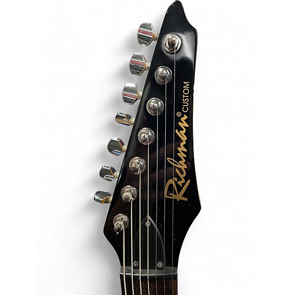 Used Richman Custom 7 String Trans Charcoal Solid Body Electric Guitar