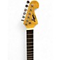 Used Lyons MADE BY WASHBURN STRAT Black and White Solid Body Electric Guitar