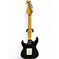 Used Lyons MADE BY WASHBURN STRAT Black and White Solid Body Electric Guitar