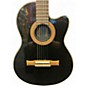 Used Gibson CHET ATKINS Black Classical Acoustic Electric Guitar