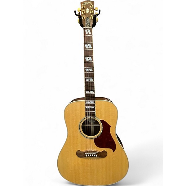 Used Gibson DELUXE STUDIO Natural Acoustic Electric Guitar