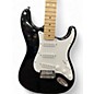 Used Squier SONIC STRAT Black Solid Body Electric Guitar