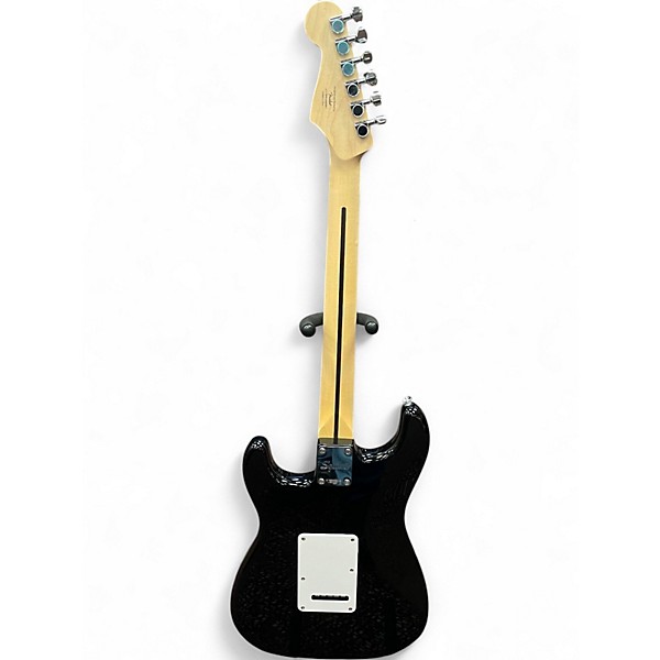 Used Squier SONIC STRAT Black Solid Body Electric Guitar