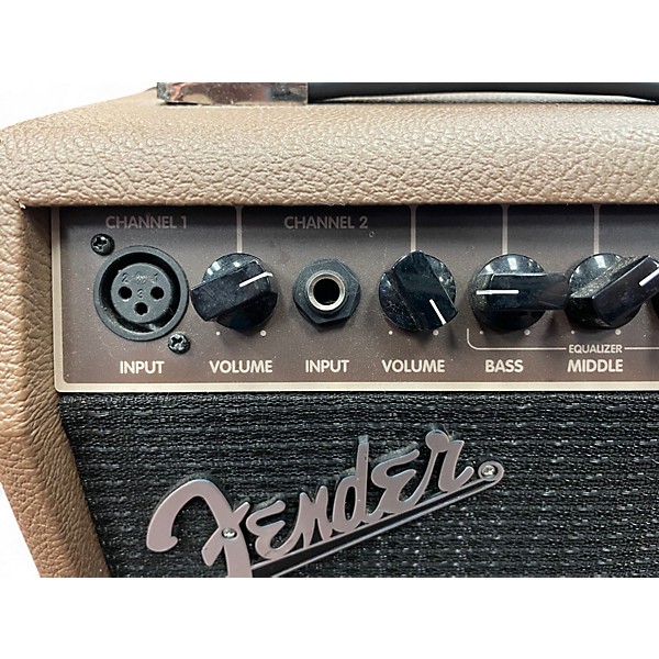 Used Fender Acoustasonic 15 Acoustic Guitar Combo Amp