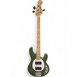 Used Sterling by Music Man RAY4HH Green Electric Bass Guitar