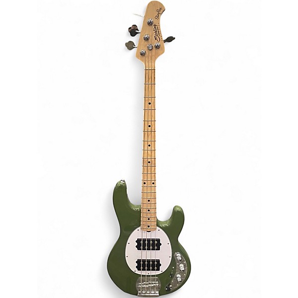 Used Sterling by Music Man RAY4HH Green Electric Bass Guitar