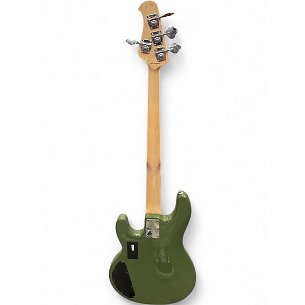 Used Sterling by Music Man RAY4HH Green Electric Bass Guitar