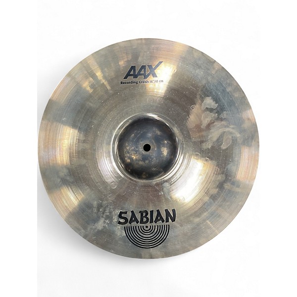 Used SABIAN 16in AAX RECORDING CRASH Cymbal