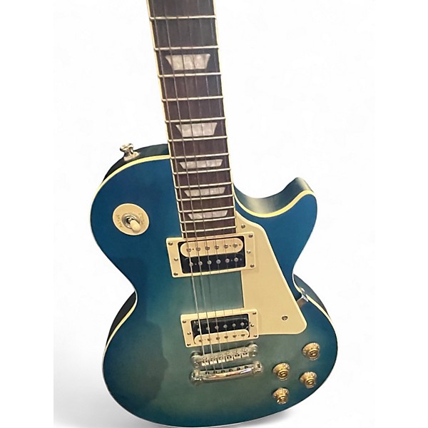 Used Epiphone Les Paul Traditional Pro IV Blue Solid Body Electric Guitar