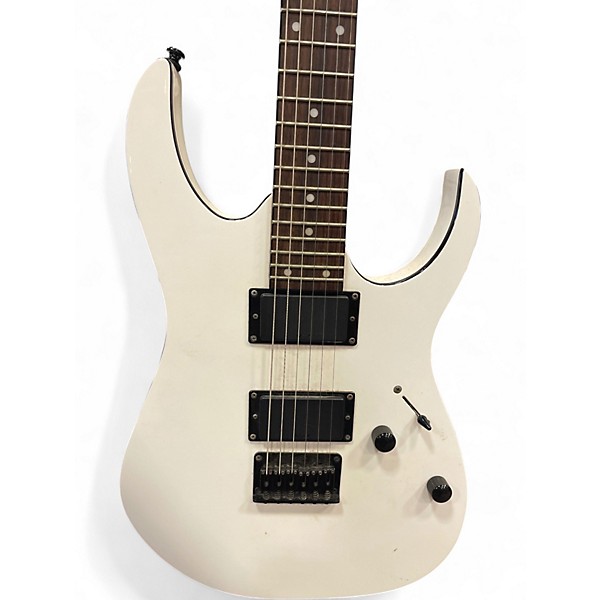 Used Ibanez RG2EX2 White Solid Body Electric Guitar
