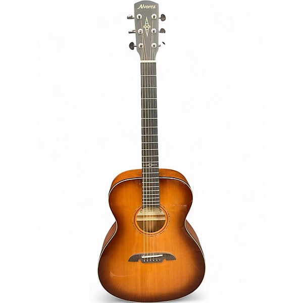 Used Alvarez AF65 2 Color Sunburst Acoustic Guitar