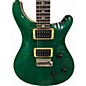 Used PRS Custom 24 10 Top Emerald Green Solid Body Electric Guitar
