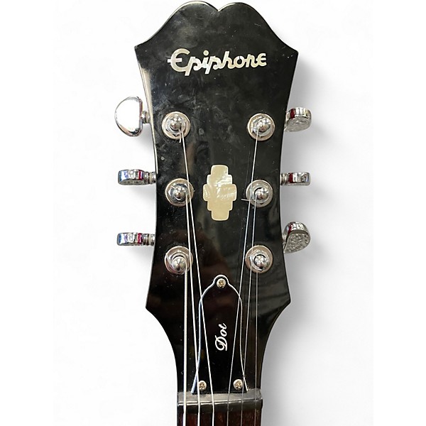 Used Epiphone Dot Cherry Hollow Body Electric Guitar
