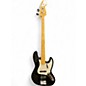 Used Fender American Standard Jazz Bass Black Electric Bass Guitar