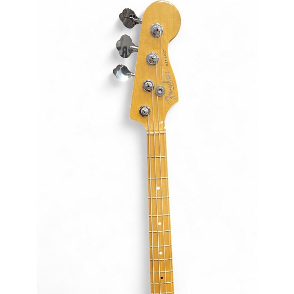 Used Fender American Standard Jazz Bass Black Electric Bass Guitar