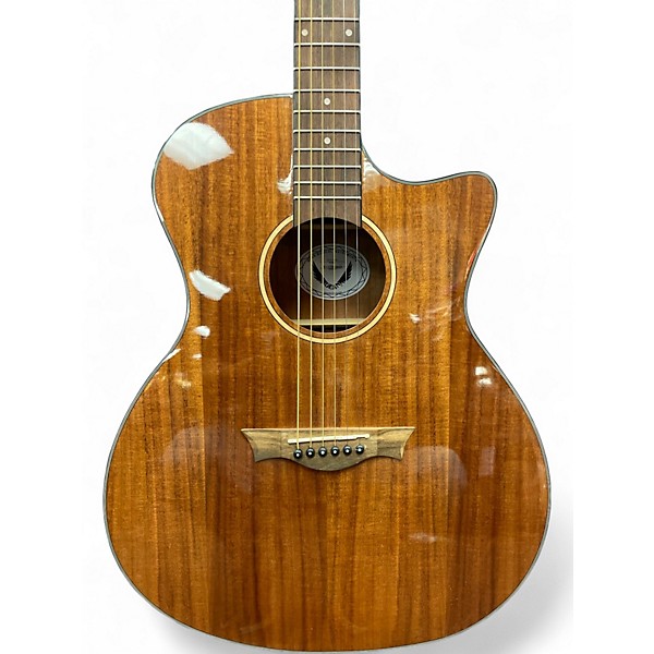 Used Dean AX E KOA Natural Acoustic Electric Guitar
