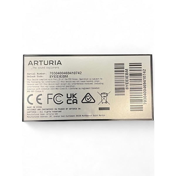 Used Arturia MINI LAB 3 MIDI Controller