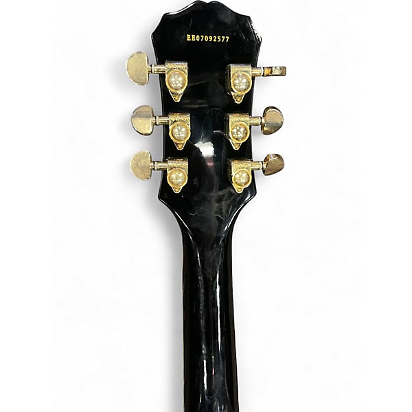 Used Epiphone Les Paul Black Beauty 3 Black and Gold Solid Body Electric Guitar