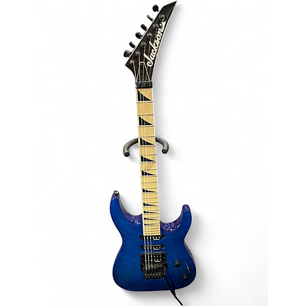 Used Jackson JS22 Dinky Blue Solid Body Electric Guitar