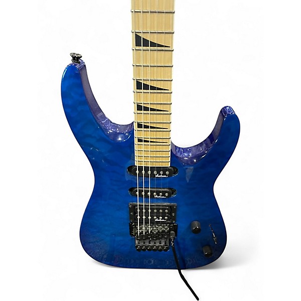 Used Jackson JS22 Dinky Blue Solid Body Electric Guitar
