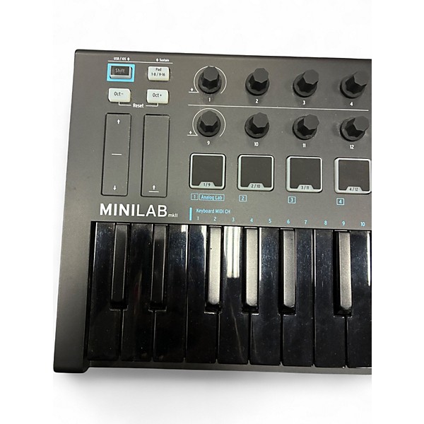 Used Arturia Minilab MKII MIDI Controller