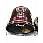 Used Pearl 5 Piece Export Red Drum Kit