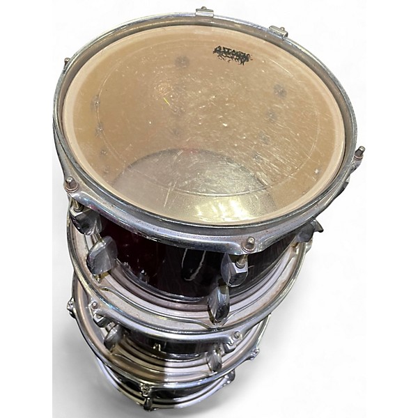 Used Pearl 5 Piece Export Red Drum Kit