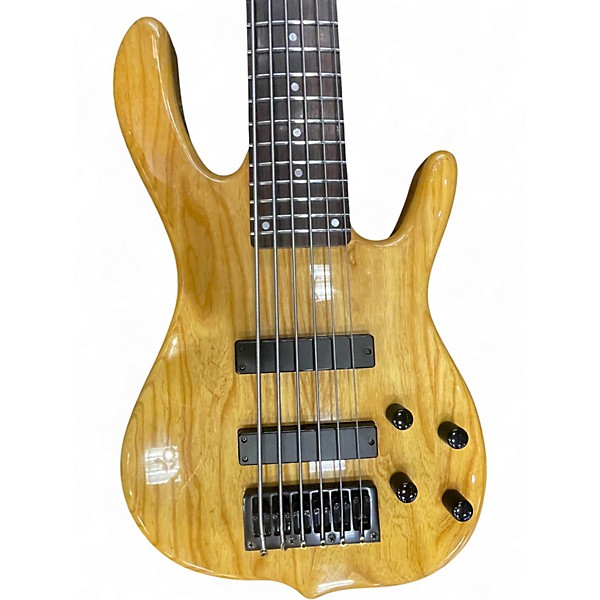 Used Ksd Burner Natural Electric Bass Guitar