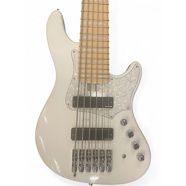 Used Anaconda Ultra J6 Essence Classic White Electric Bass Guitar