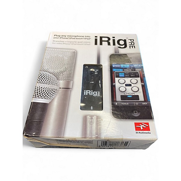 Used IK Multimedia iRigPre Audio Interface