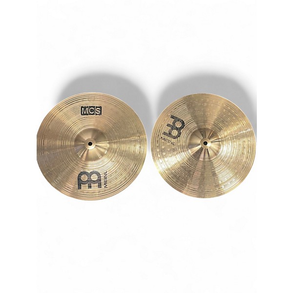 Used MEINL 14in mcs medium hi hat pair Cymbal