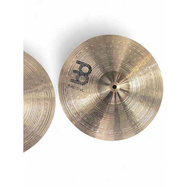 Used MEINL 14in mcs medium hi hat pair Cymbal