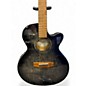 Used Mitchell MX430QAB Black Acoustic Electric Guitar