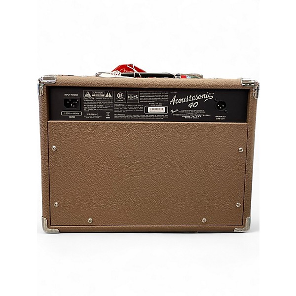Used Fender ACOUSTASONIC 40 Guitar Combo Amp